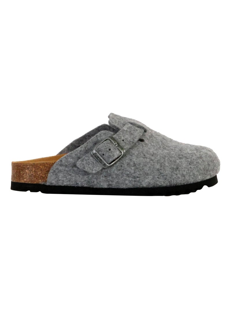 Mules Cuir Scholl Fae Gris - Kiabi
