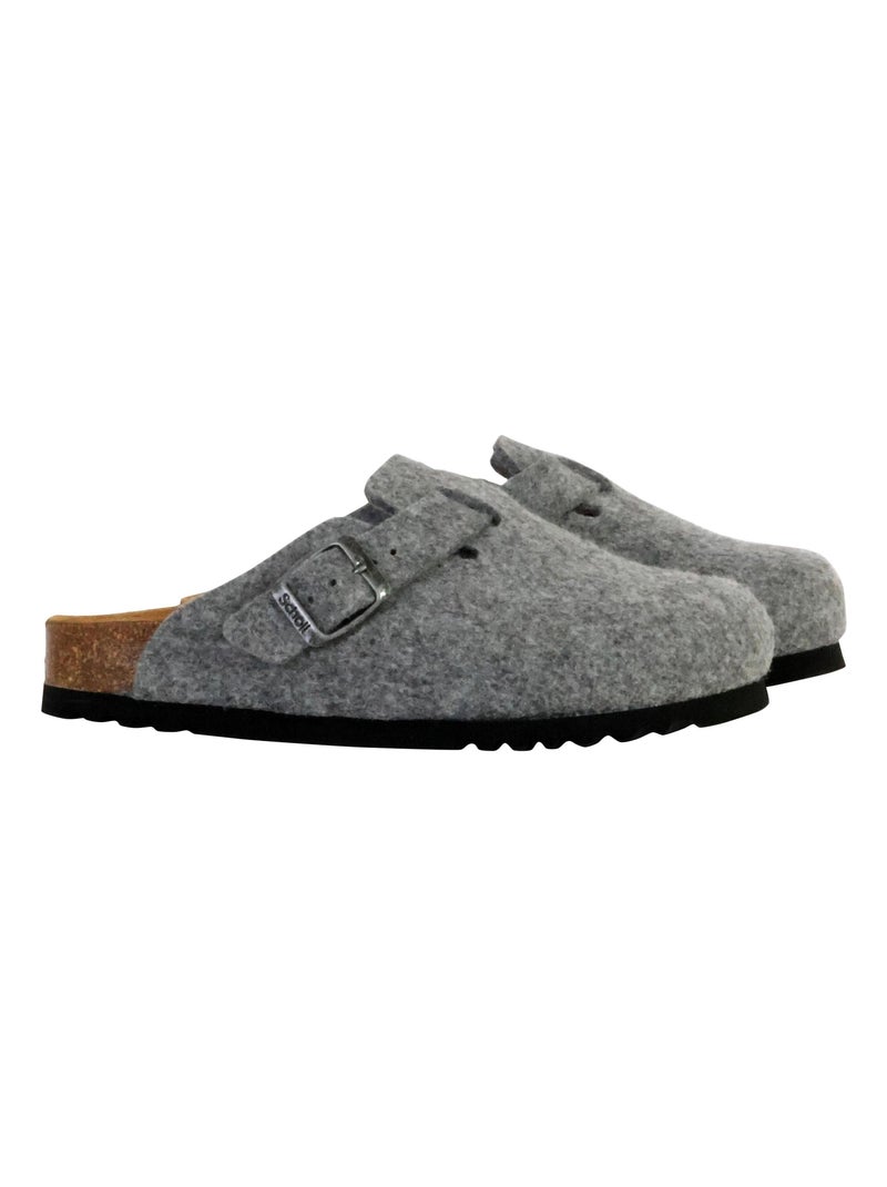Mules Cuir Scholl Fae Gris - Kiabi