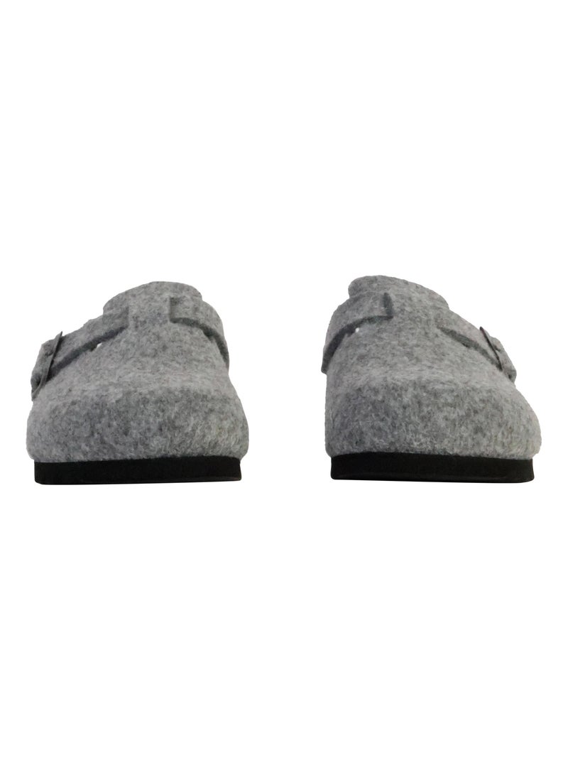 Mules Cuir Scholl Fae Gris - Kiabi