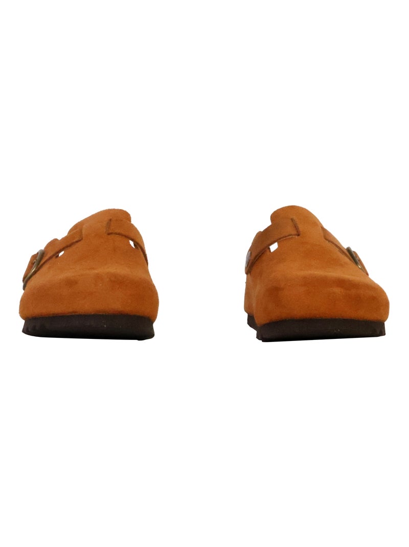 Mules Cuir Scholl Fae Marron - Kiabi