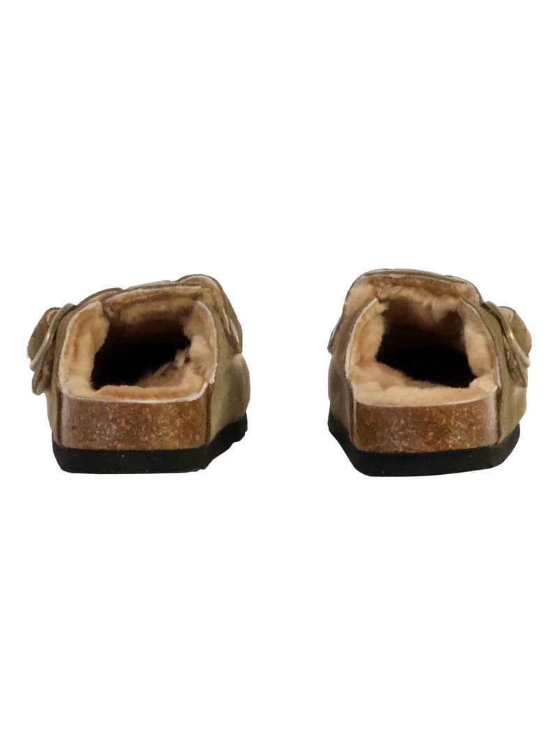 Mules Cuir Scholl Fae New F Kaki - Kiabi