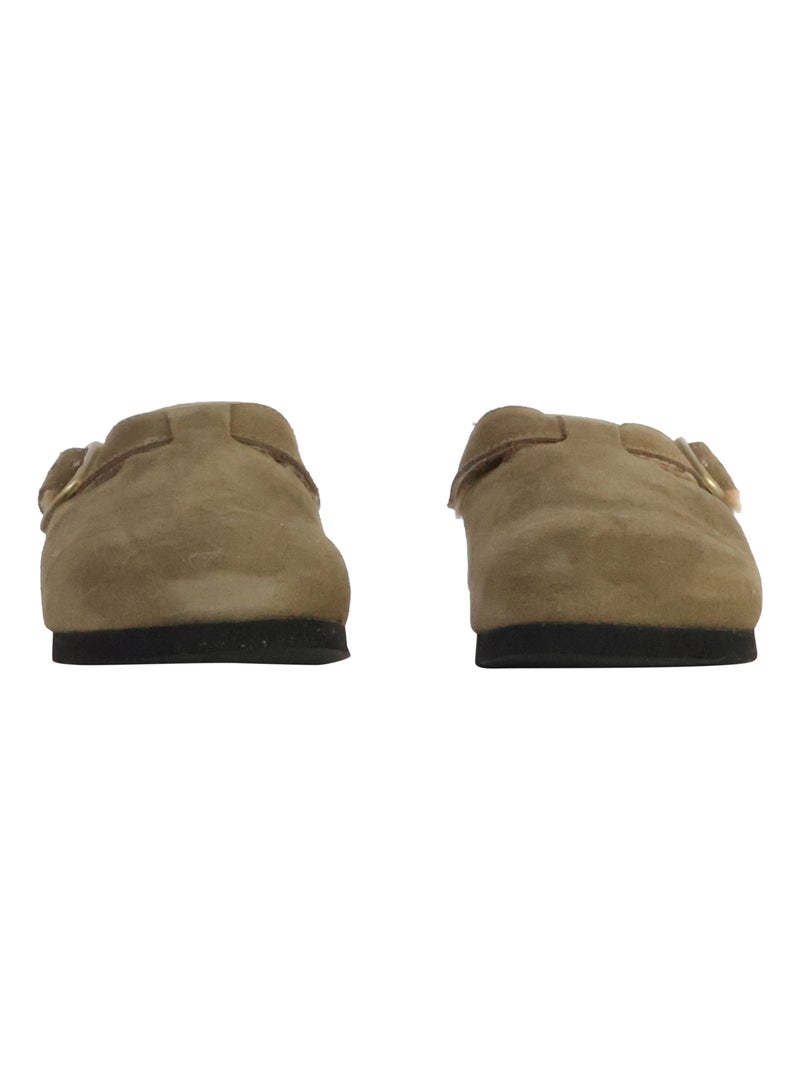 Mules Cuir Scholl Fae New F Kaki - Kiabi