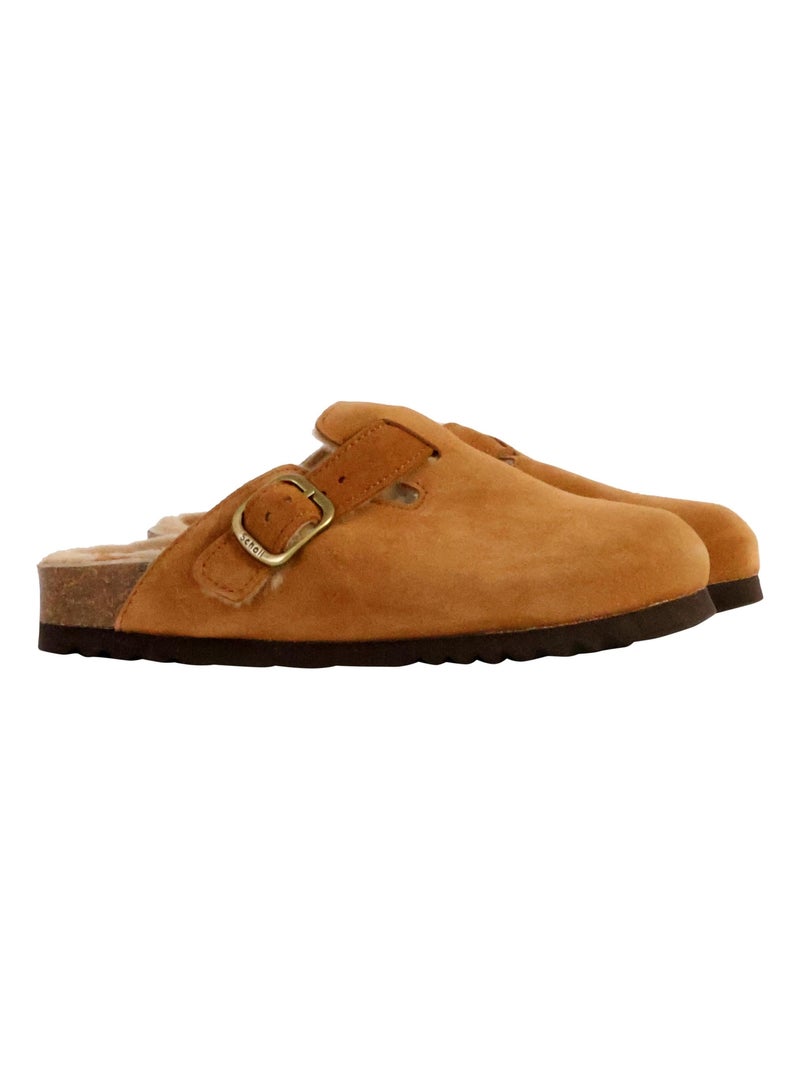 Mules Cuir Scholl Fae New F Marron - Kiabi