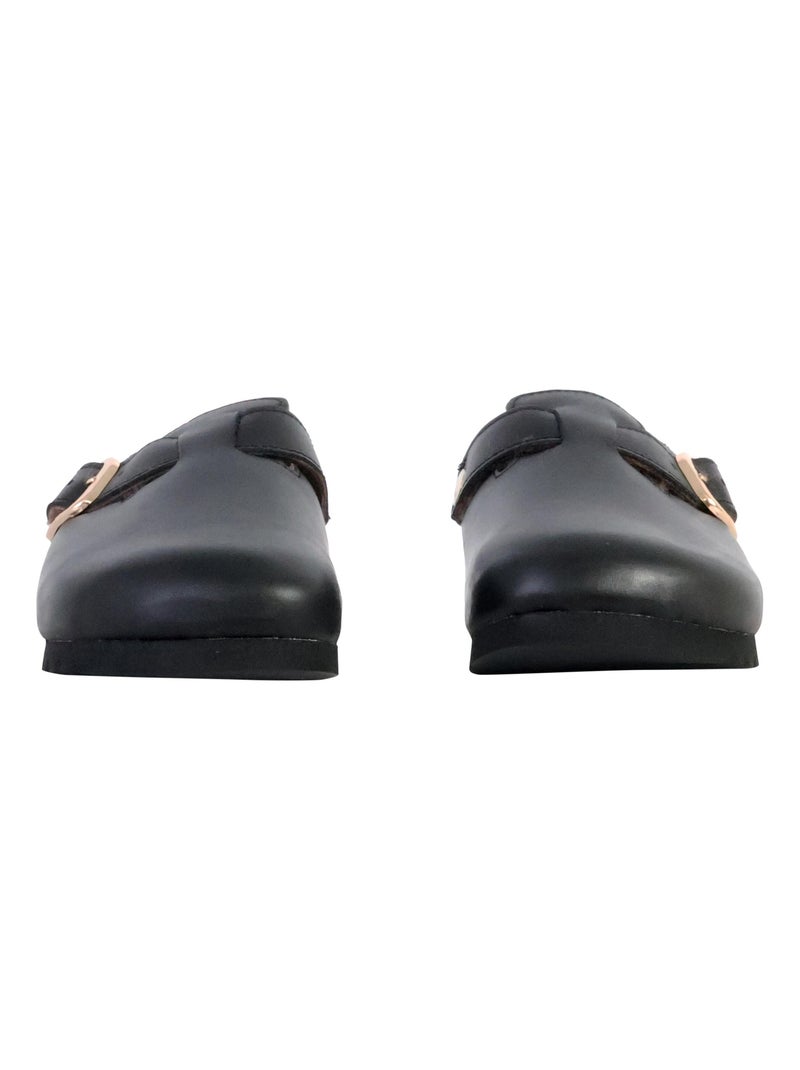 Mules Cuir Scholl Fae New F Noir - Kiabi