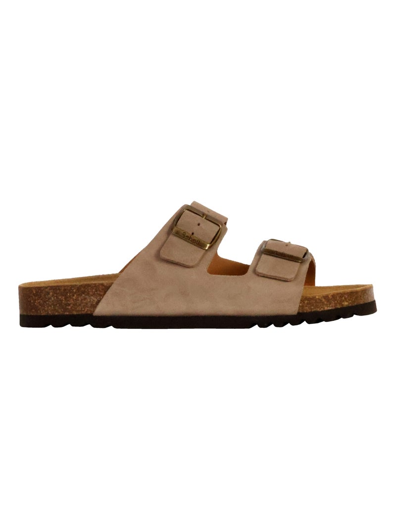 Mules Cuir Scholl Julien Beige - Kiabi
