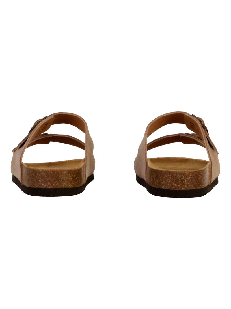 Mules Cuir Scholl Julien Beige - Kiabi