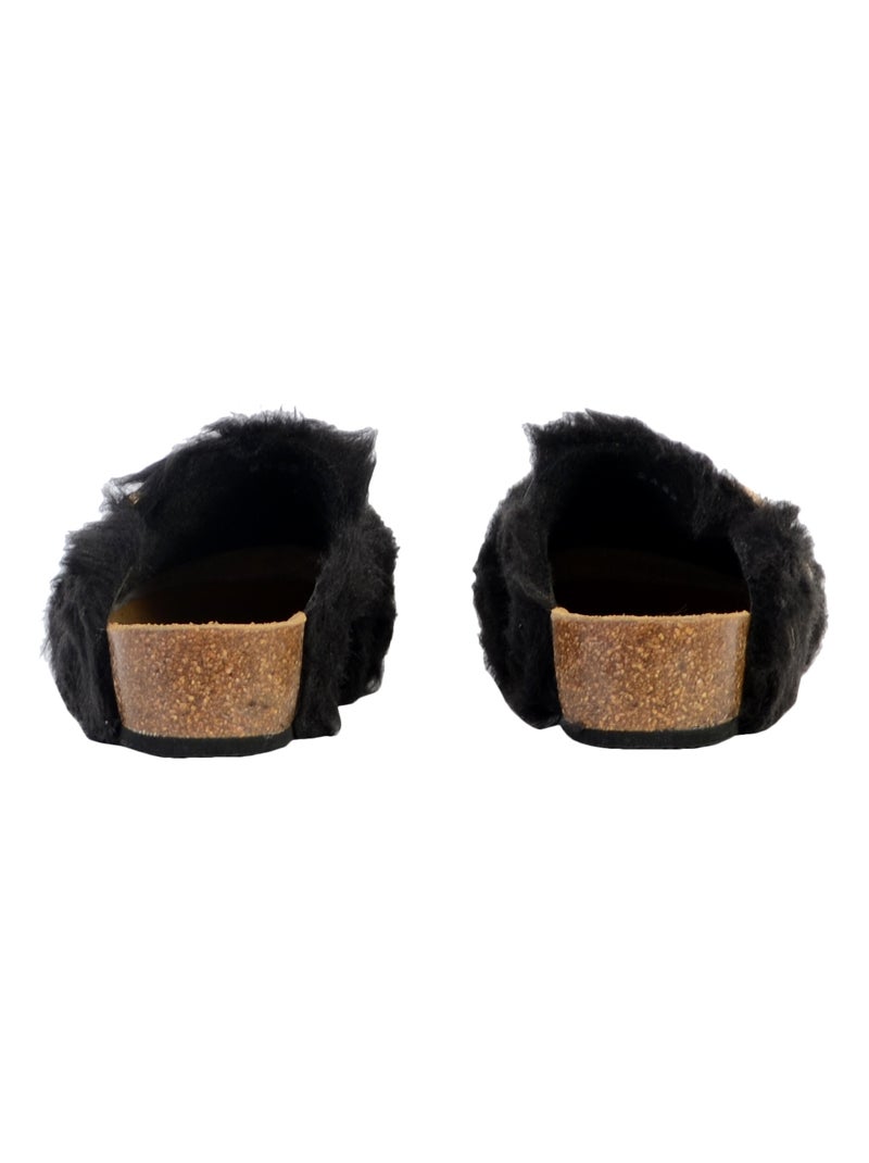 Mules Cuir Scholl Monique Noir - Kiabi