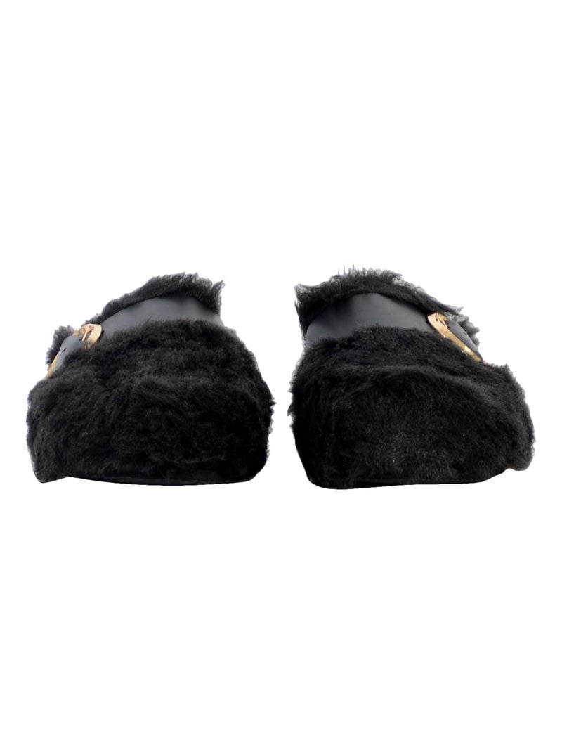 Mules Cuir Scholl Monique Noir - Kiabi