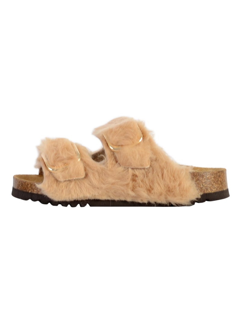 Mules Cuir Scholl Noelle Camel - Kiabi