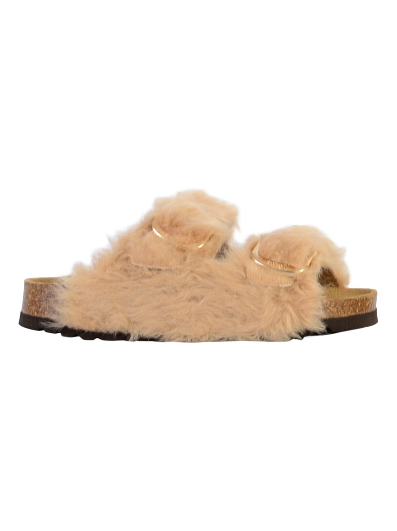 Mules Cuir Scholl Noelle Camel - Kiabi