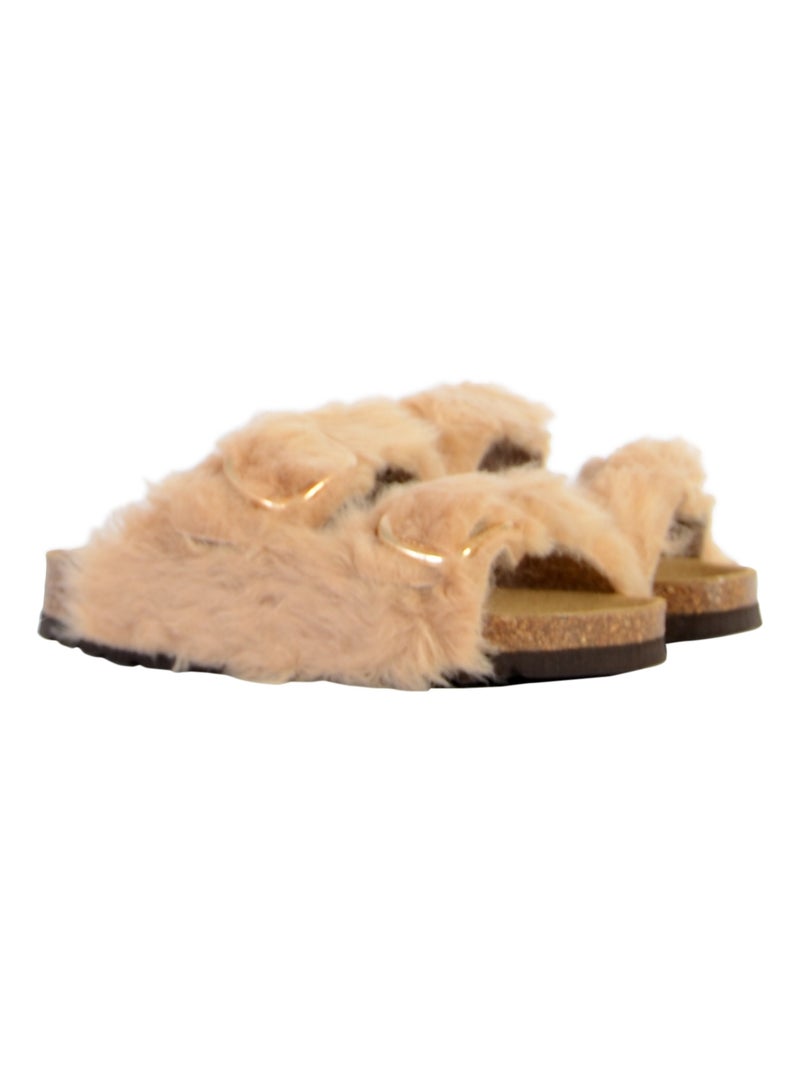 Mules Cuir Scholl Noelle Camel - Kiabi