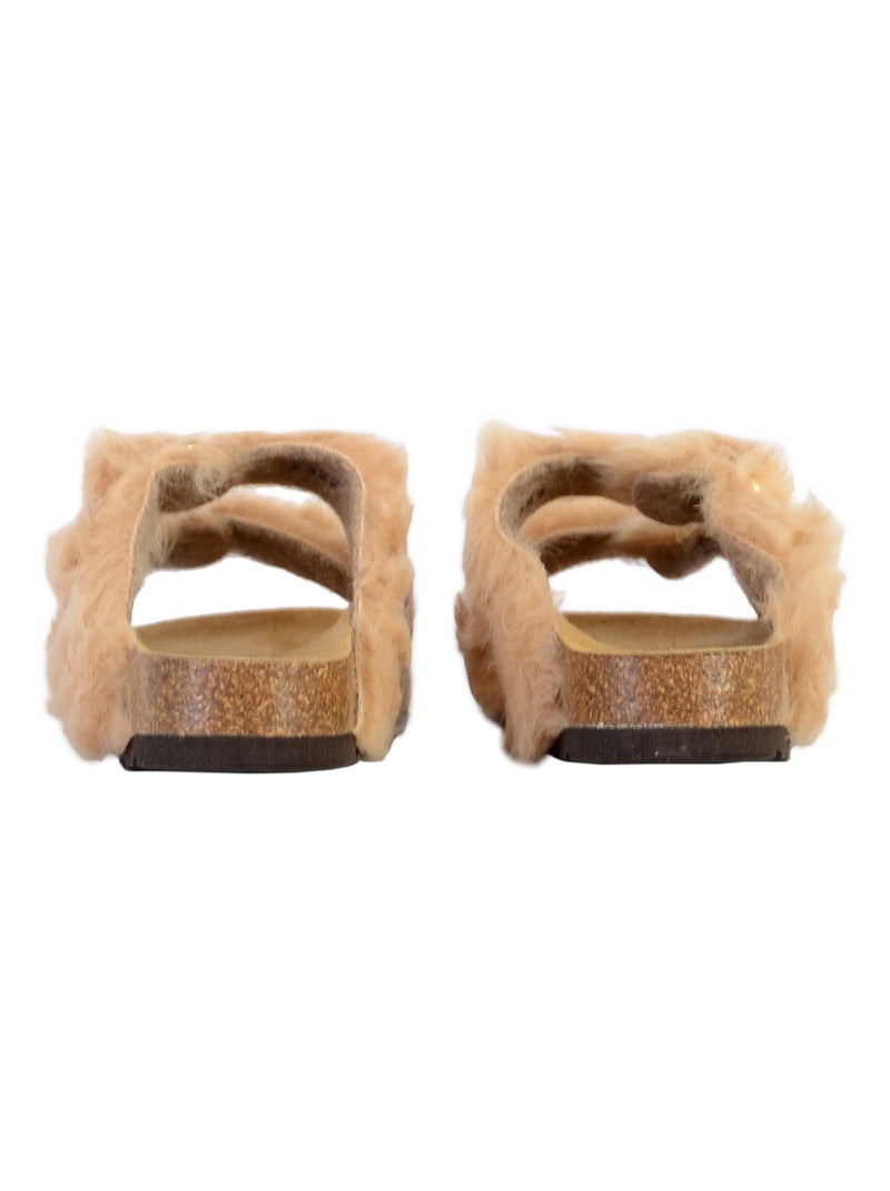 Mules Cuir Scholl Noelle Camel - Kiabi