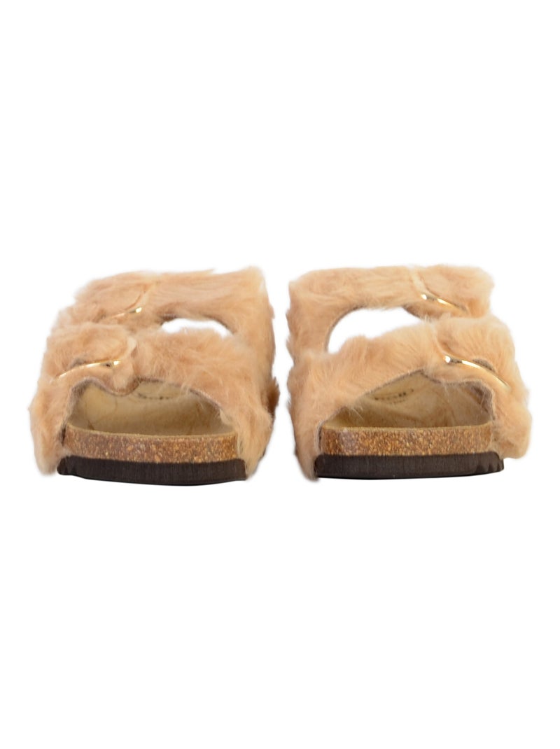 Mules Cuir Scholl Noelle Camel - Kiabi