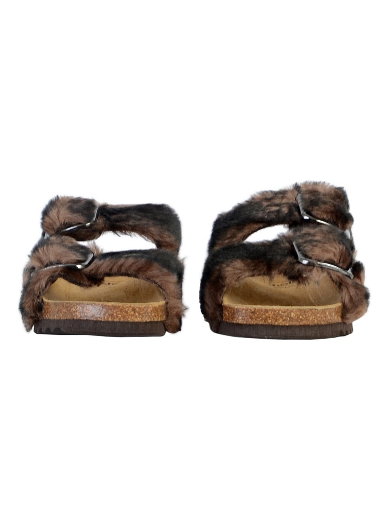 Mules Cuir Scholl Noelle Marron - Kiabi