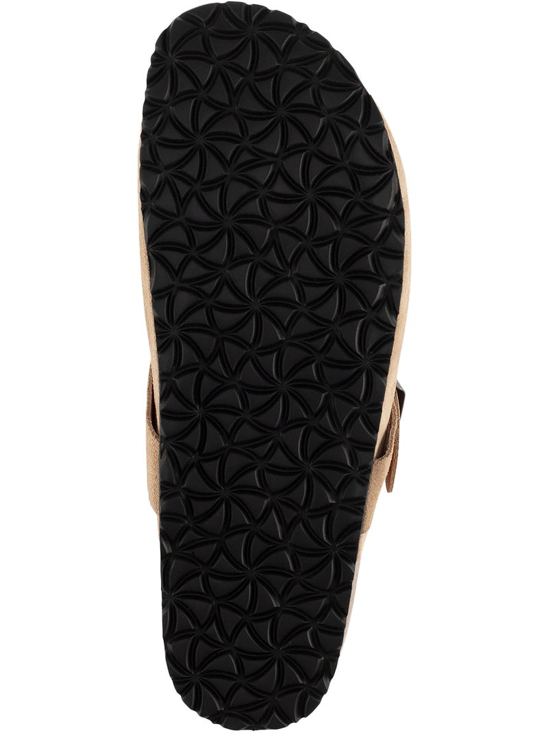 Mules Cuir Tamaris Beige - Kiabi