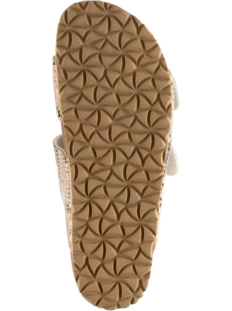 Mules Cuir Tamaris Beige - Kiabi