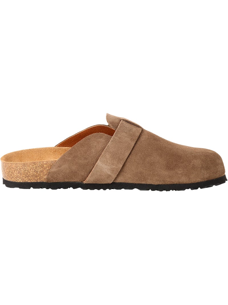Mules Cuir Tamaris Marron - Kiabi