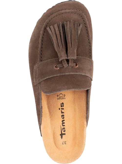Mules Cuir Tamaris - Kiabi