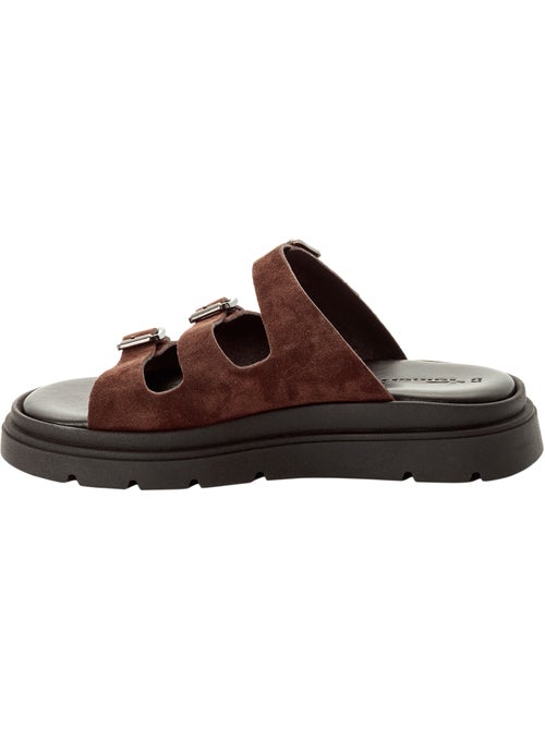 Mules Cuir Tamaris - Kiabi