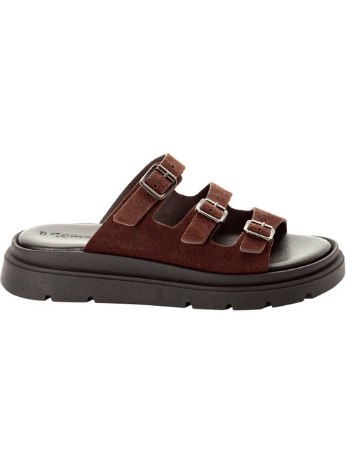 Mules Cuir Tamaris - Kiabi