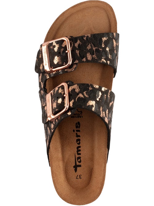 Mules Cuir Tamaris - Kiabi