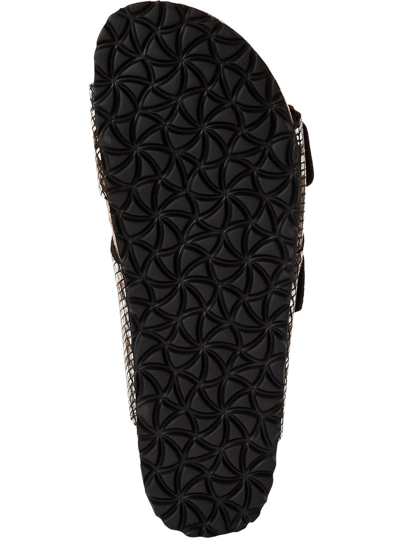 Mules Cuir Tamaris Noir - Kiabi