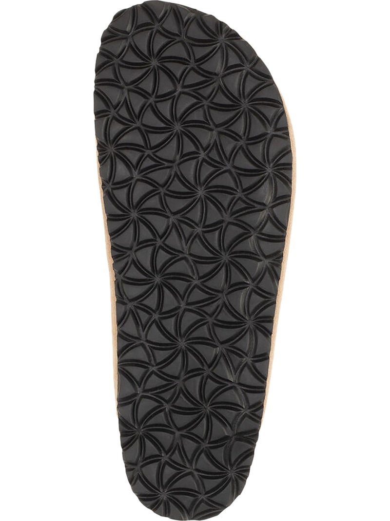 Mules Cuir Tamaris Taupe - Kiabi