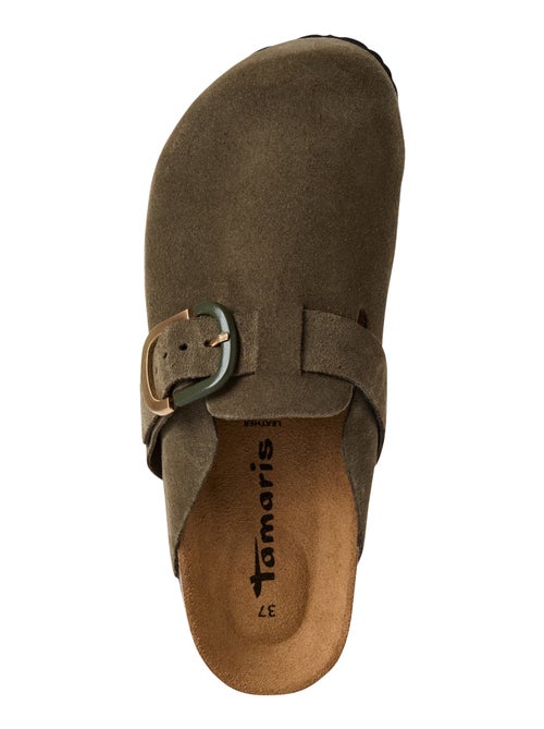 Mules Cuir Tamaris - Kiabi