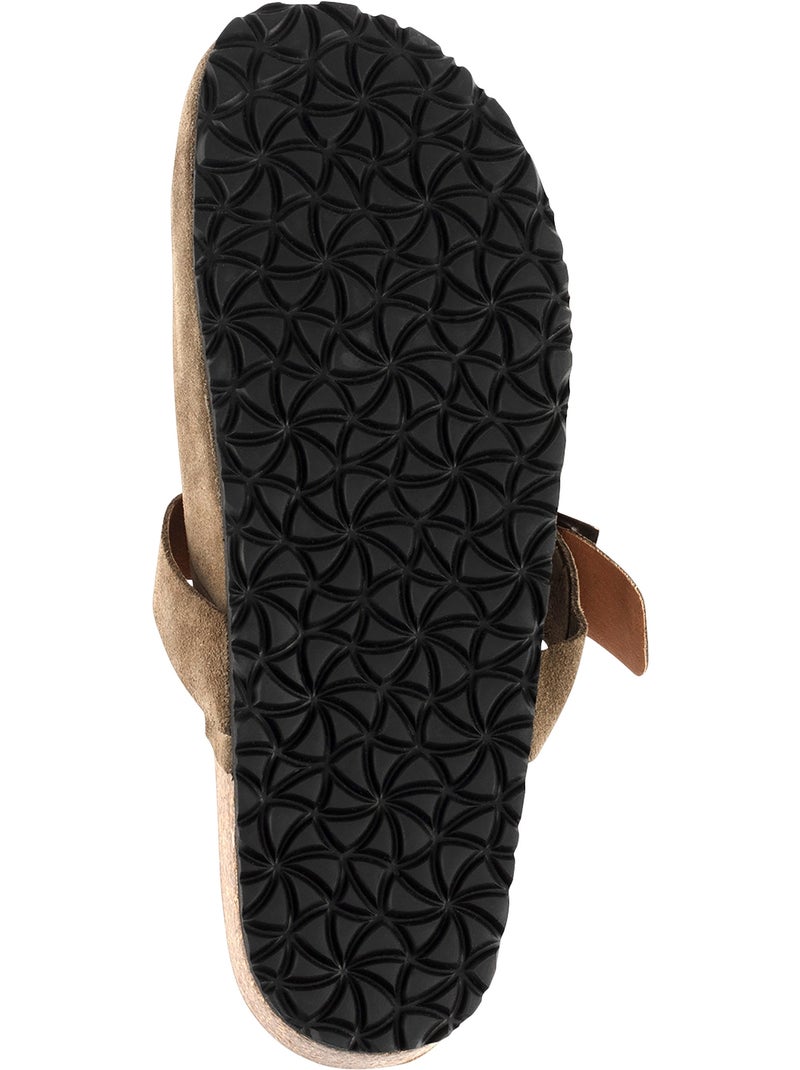 Mules Cuir Tamaris Vert - Kiabi