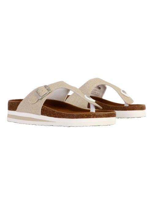 Mules Cuir Terre De Marins Rhodas - Kiabi