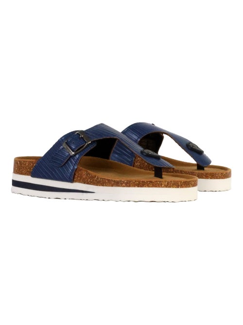 Mules Cuir Terre De Marins Rhodas - Kiabi