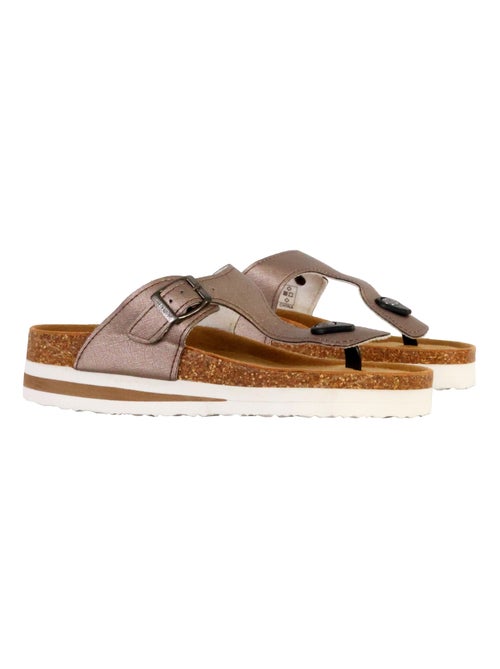 Mules Cuir Terre De Marins Rhodas - Kiabi