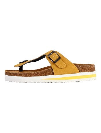 Mules Cuir Terre De Marins Rhodes