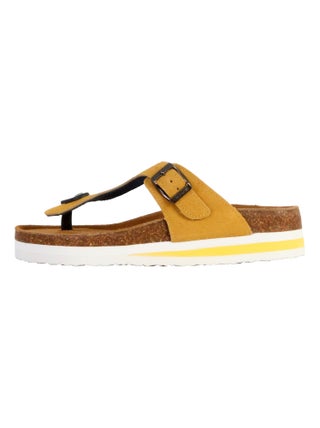 Mules Cuir Terre De Marins Rhodes