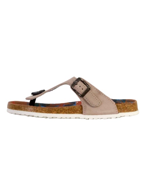 Mules Cuir Terre De Marins Saline - Kiabi