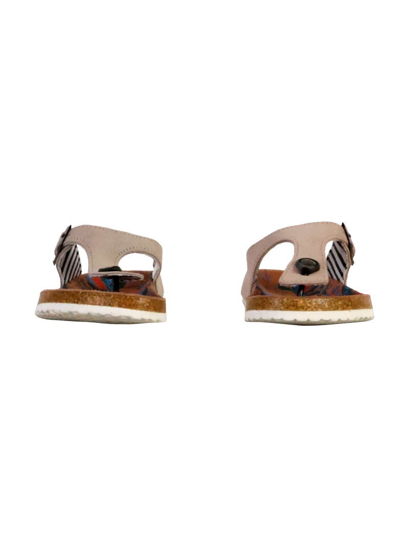 Mules Cuir Terre De Marins Saline Gris - Kiabi