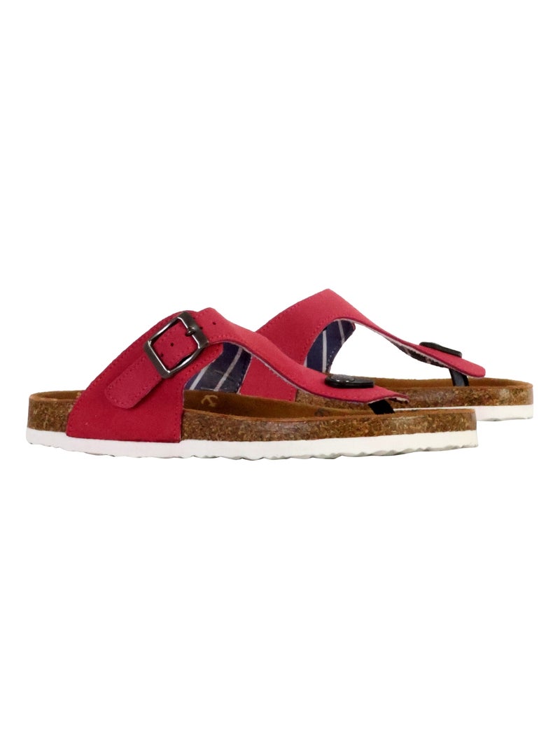 Mules Cuir Terre De Marins Saline Rose - Kiabi