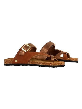 Mules Cuir Terre De Marins Siera