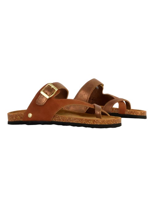 Mules Cuir Terre De Marins Siera - Kiabi