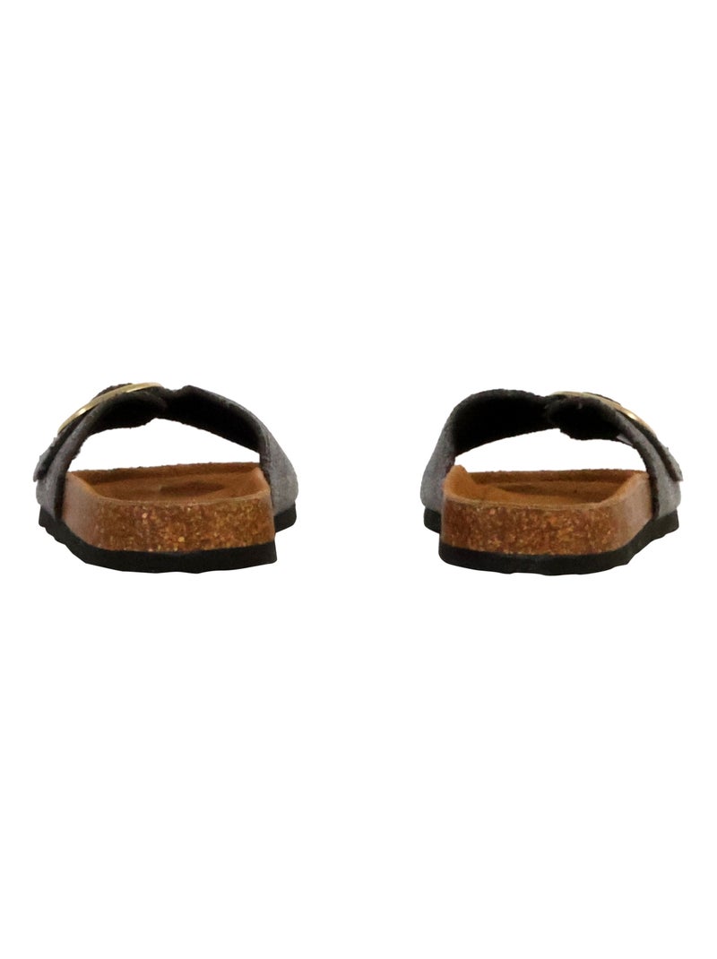 Mules Cuir Terre De Marins Trimiti Noir - Kiabi