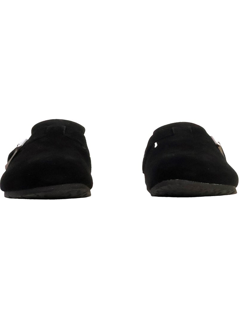 Mules Cuir The Divine Factory Alénoa Noir - Kiabi