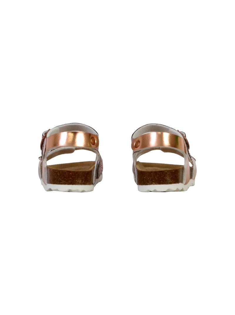 Mules Cuir The Divine Factory Doré/or - Kiabi
