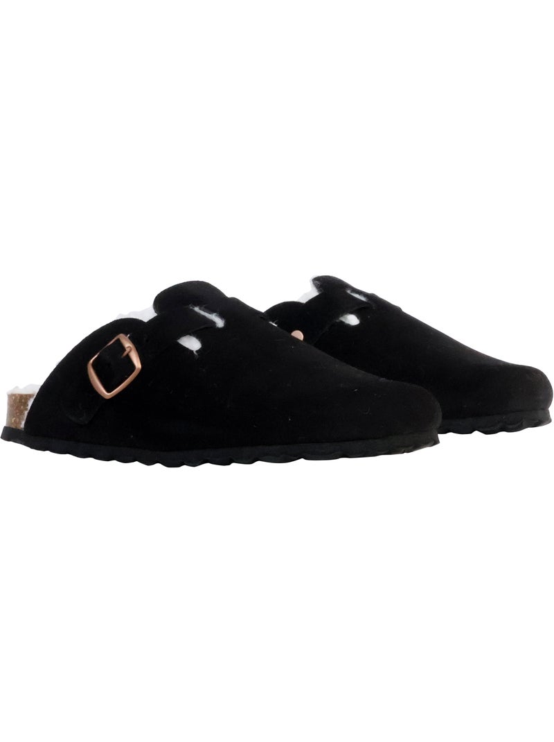 Mules Cuir The Divine Factory Joana Noir - Kiabi