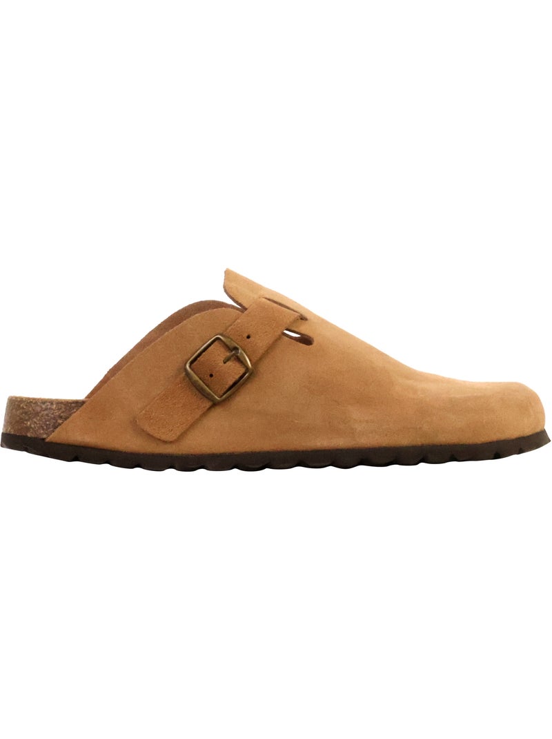 Mules Cuir The Divine Factory Joasis Camel - Kiabi