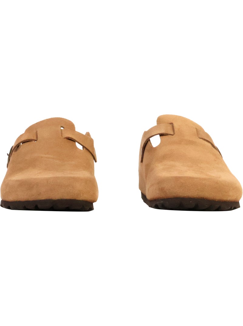 Mules Cuir The Divine Factory Joasis Camel - Kiabi