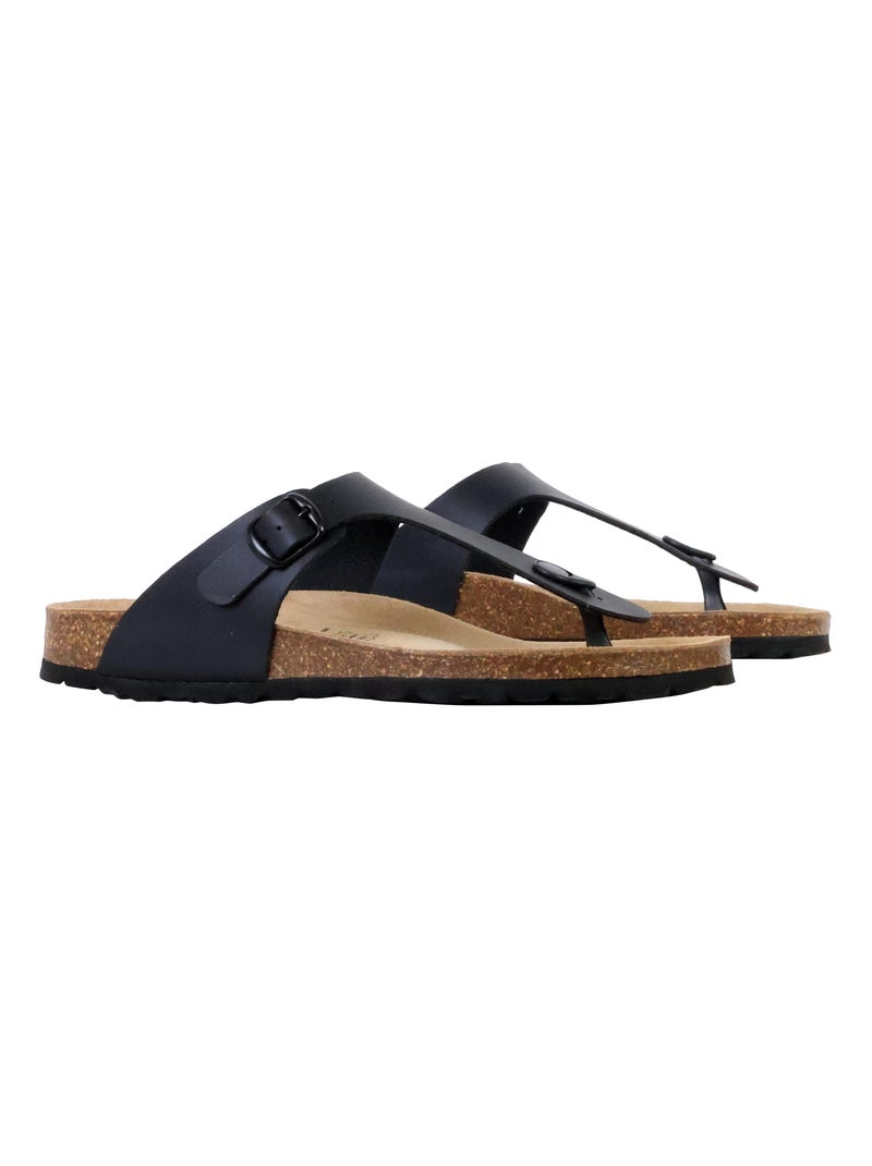 Mules Cuir The Divine Factory Joy Noir - Kiabi