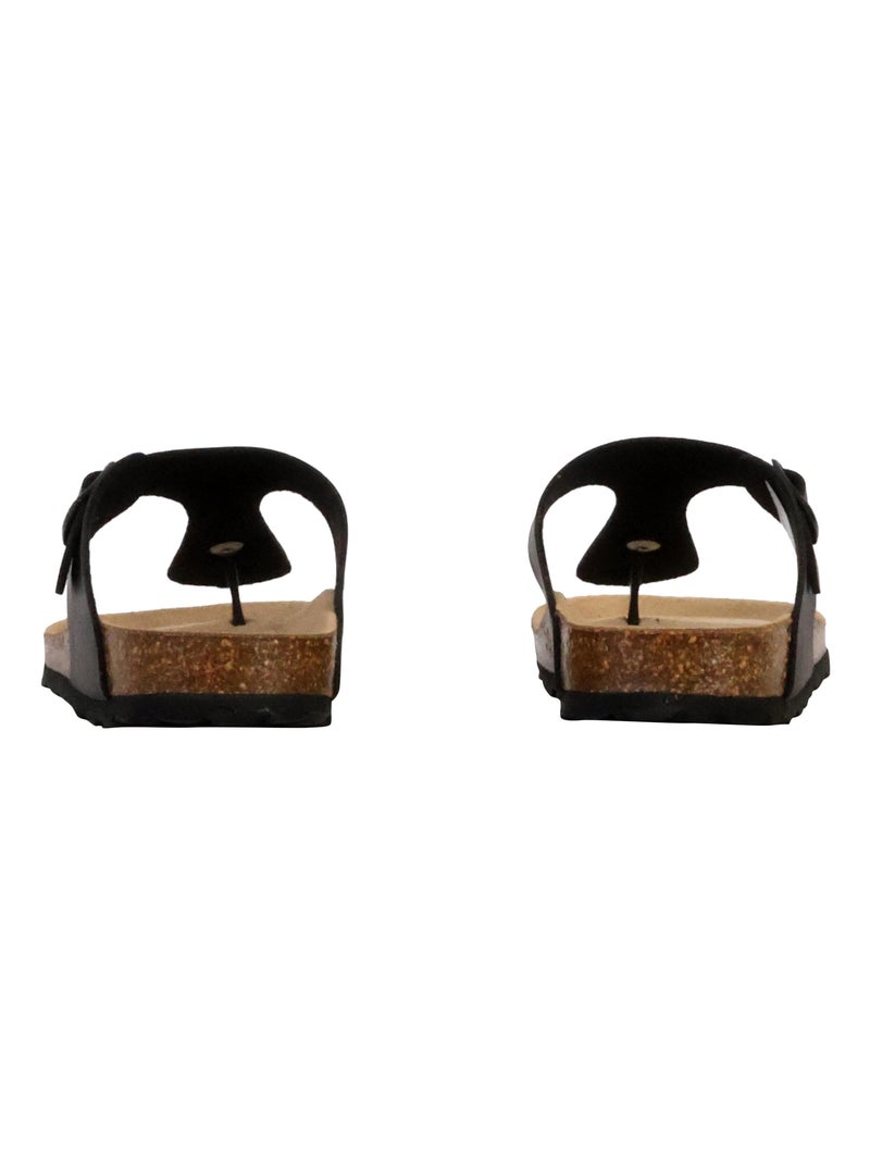 Mules Cuir The Divine Factory Joy Noir - Kiabi