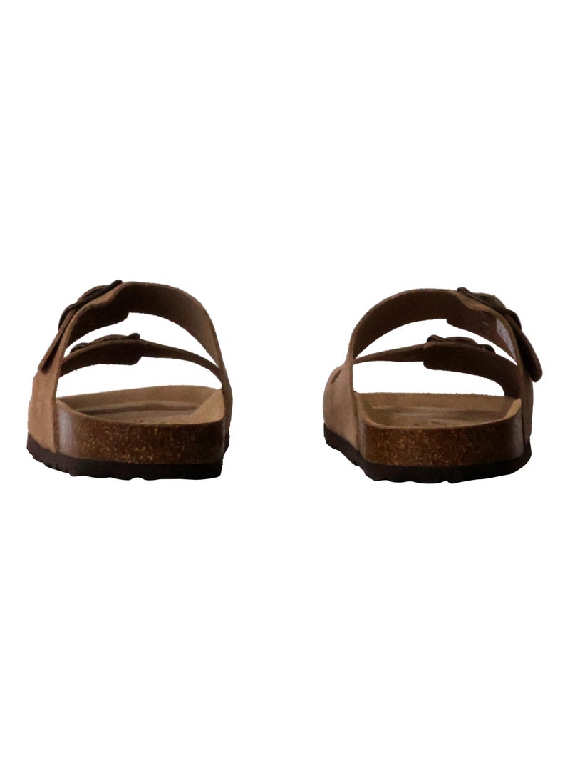 Mules Cuir The Divine Factory Mystral Beige - Kiabi