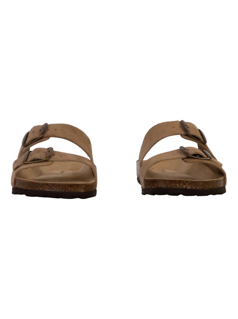 Mules Cuir The Divine Factory Mystral Beige - Kiabi
