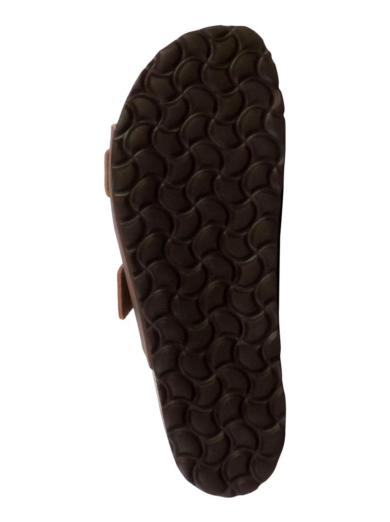 Mules Cuir The Divine Factory Mystral Marron - Kiabi